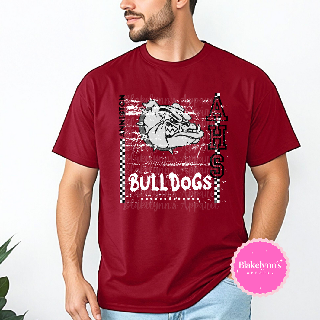 Bulldog grunge tshirt