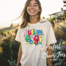 Load image into Gallery viewer, Autism Mama, Gigi, Nana, Mimi, Nene, Aunt T-shirt
