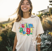 Load image into Gallery viewer, Autism Mama, Gigi, Nana, Mimi, Nene, Aunt T-shirt
