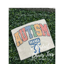Load image into Gallery viewer, Autism Mama With Bow T-shirt
